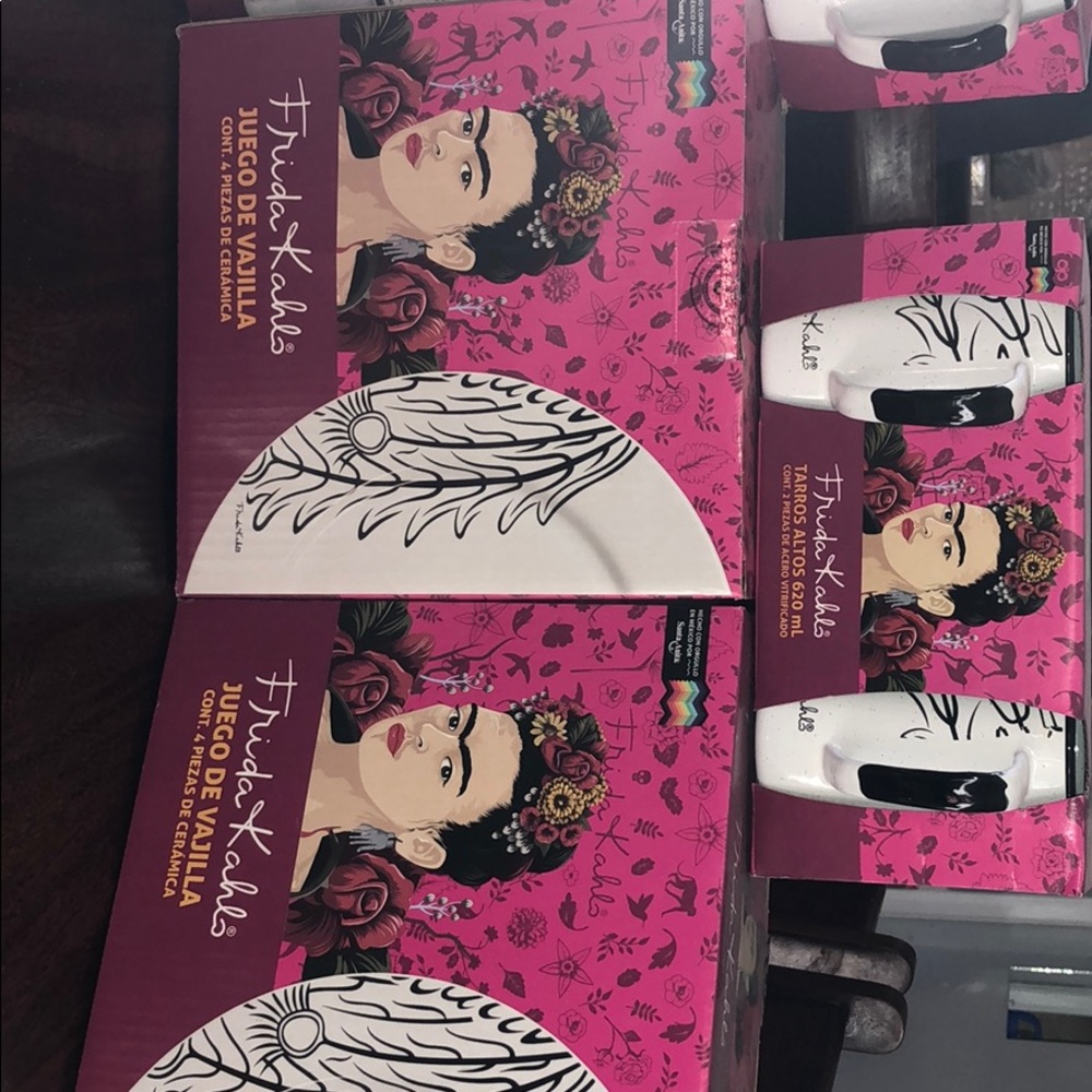 frida kahlo limited edition dining set